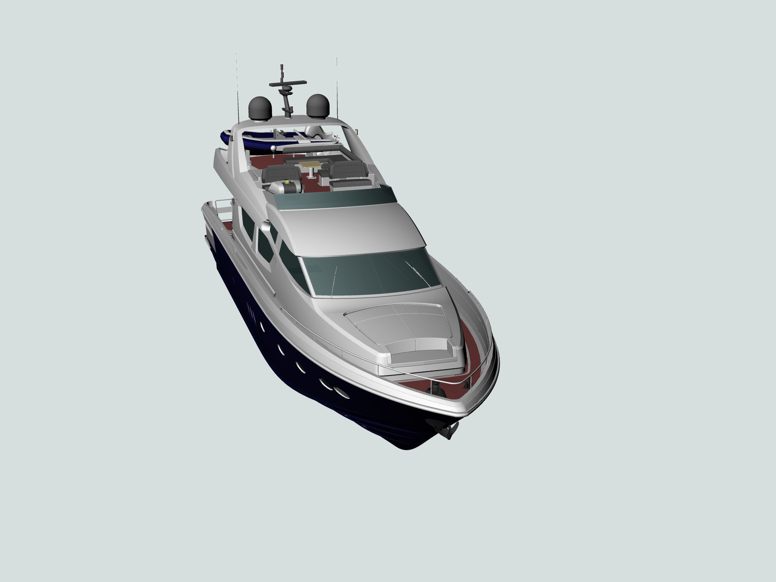 27m Yacht 3D model_2