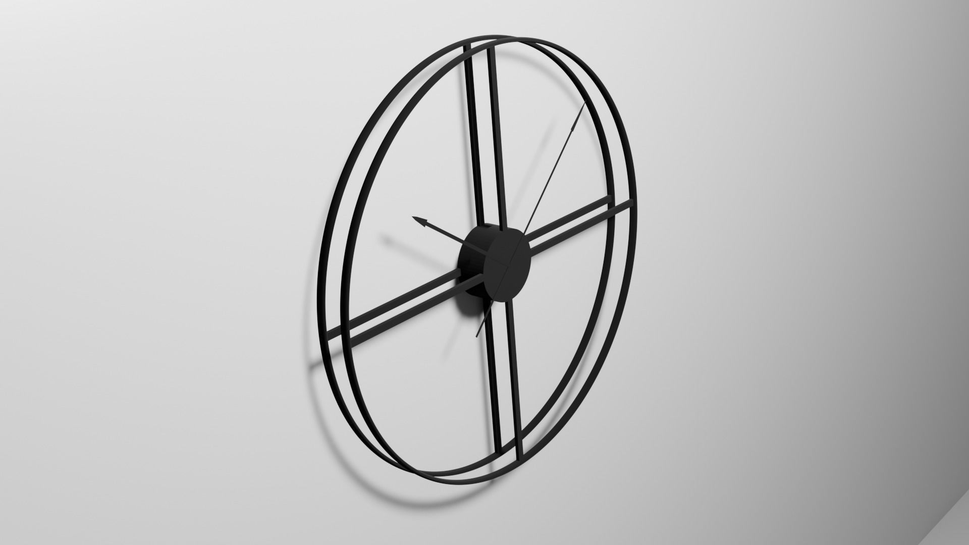 Wall clock by ML-Design 3D model_1