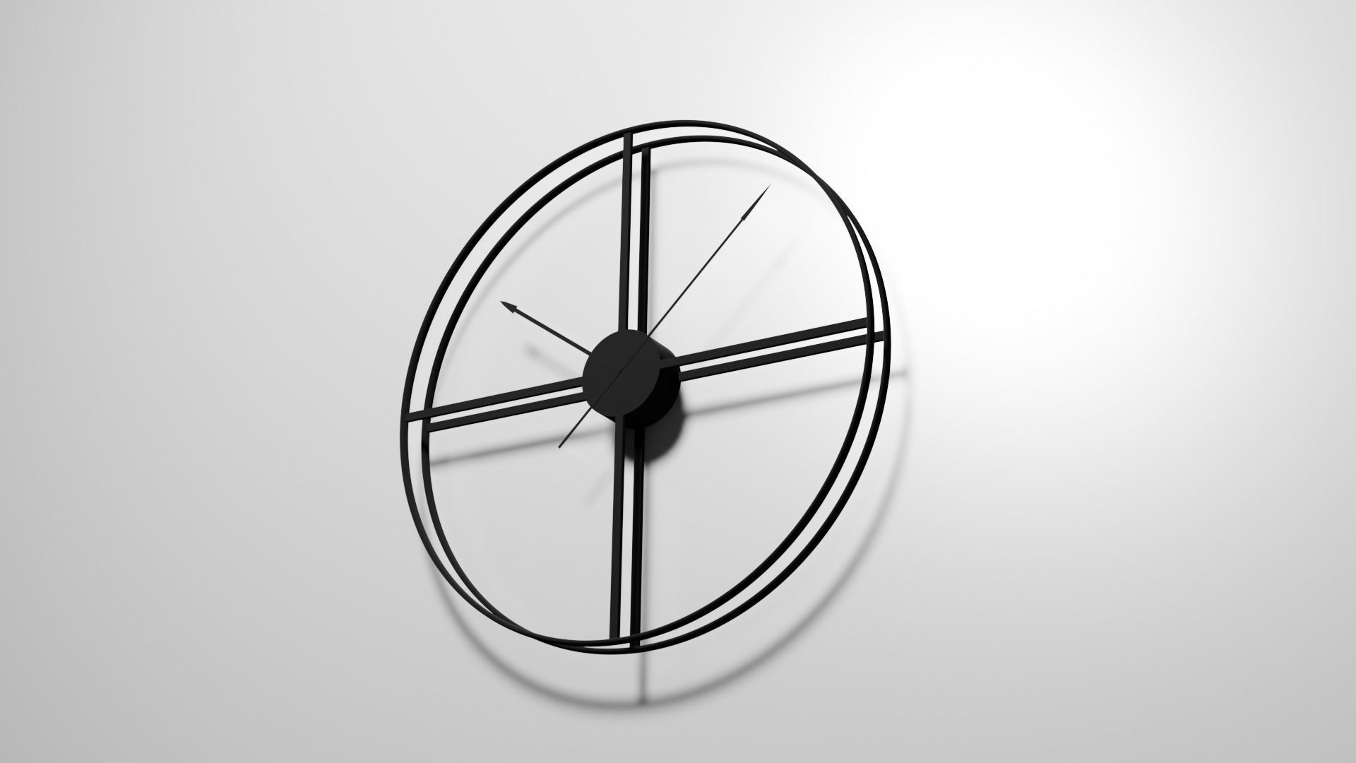 Wall clock by ML-Design 3D model_4