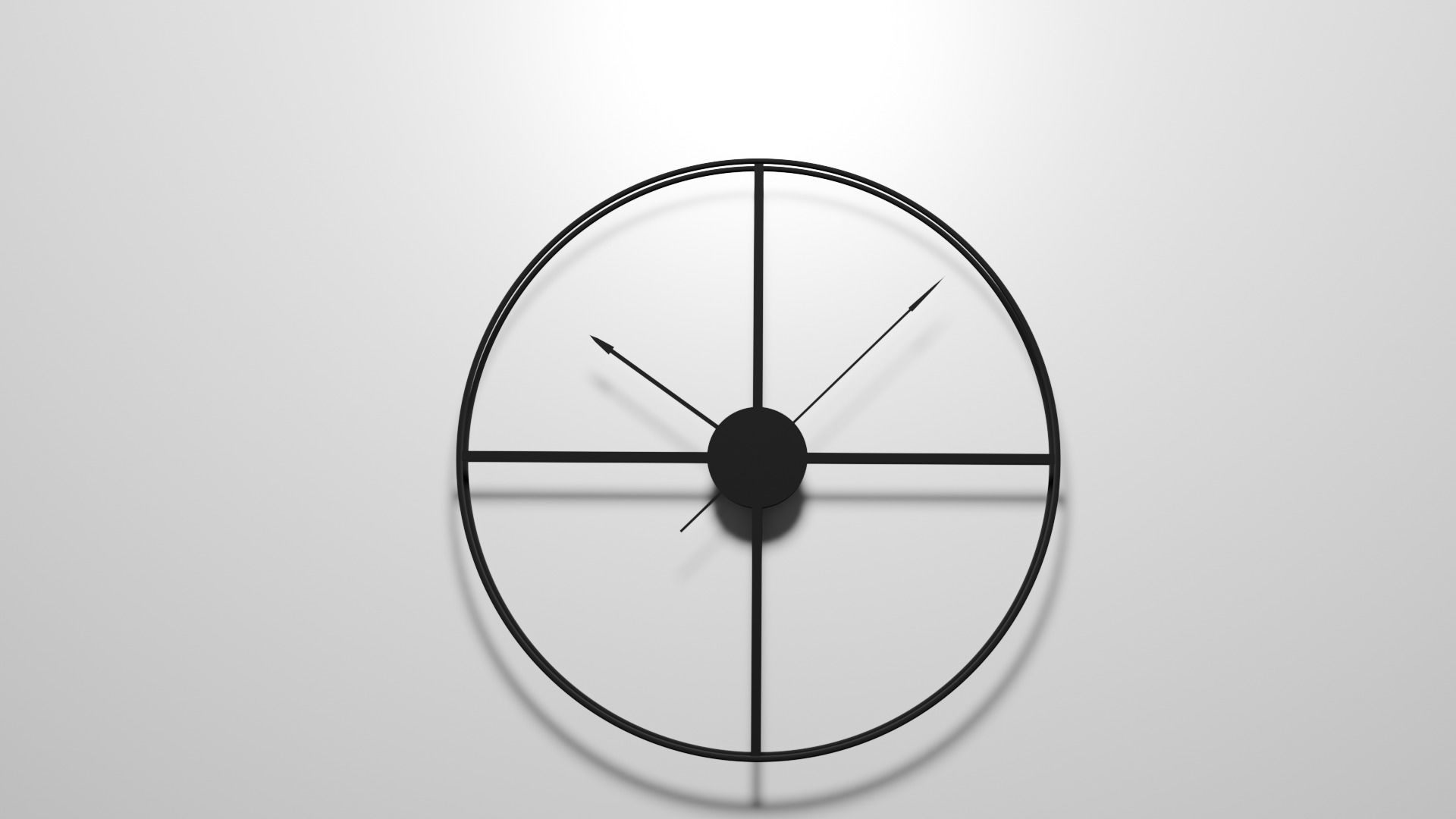 Wall clock by ML-Design 3D model_2