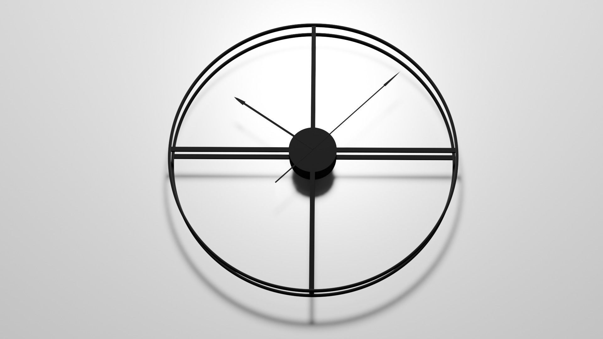 Wall clock by ML-Design 3D model_3