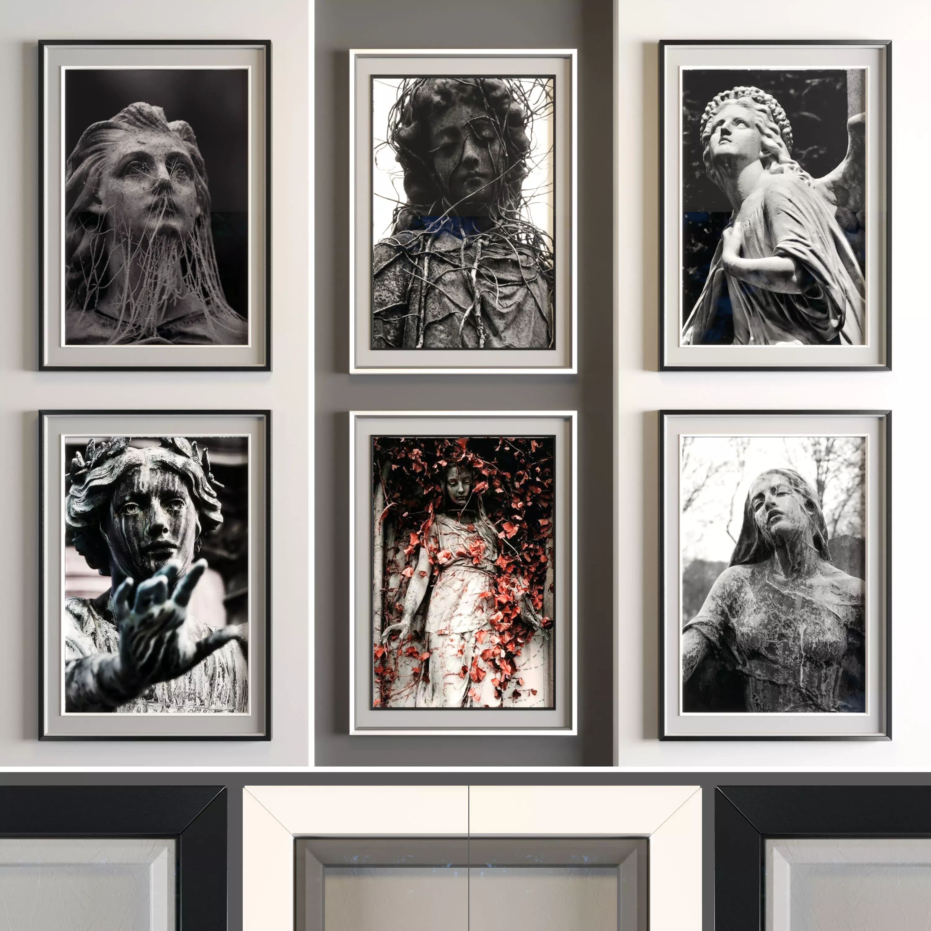 Art Frame 0102 Low-poly 3D model_0