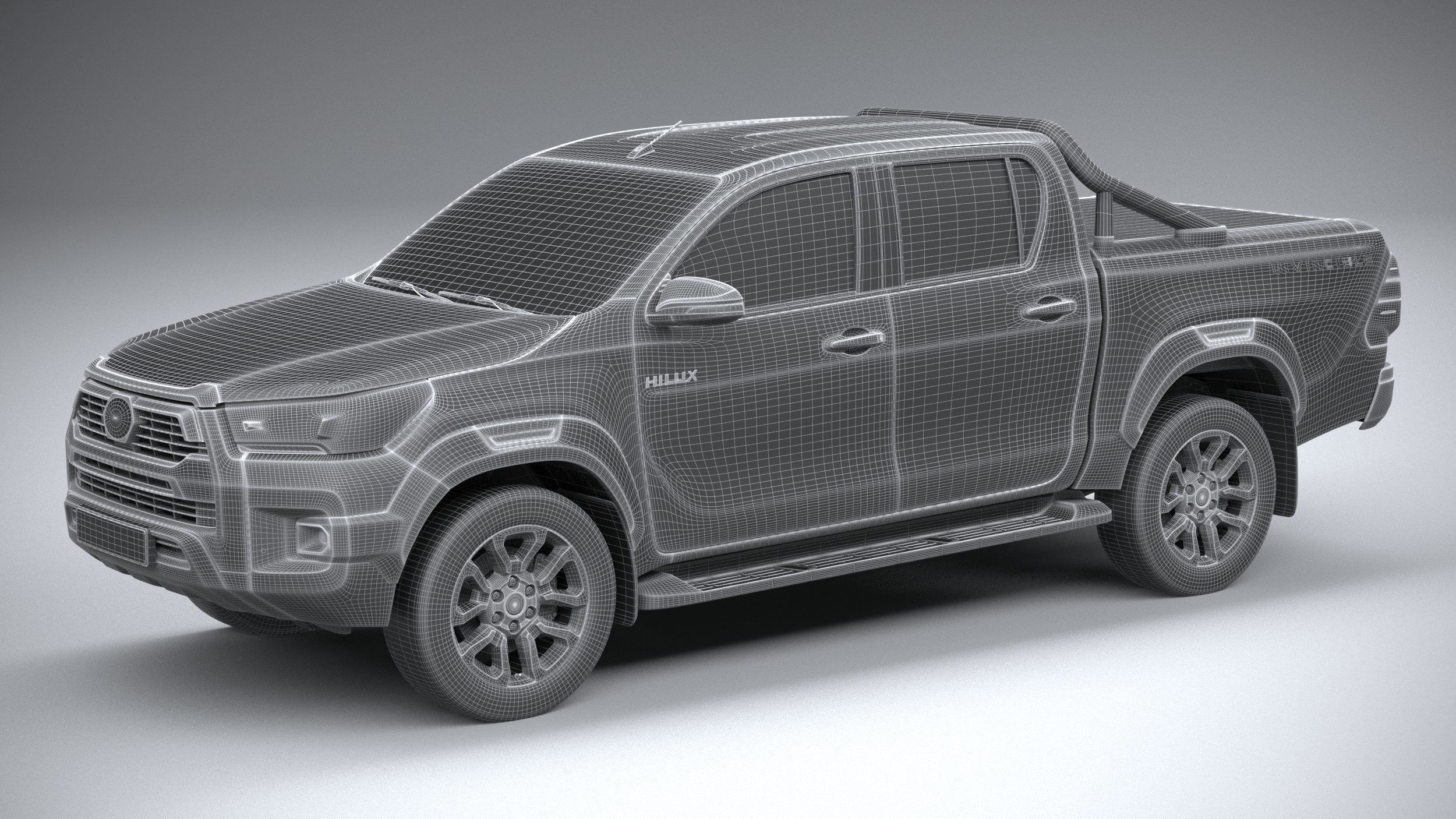 Toyota Hilux Invincible 2021 3D model_26