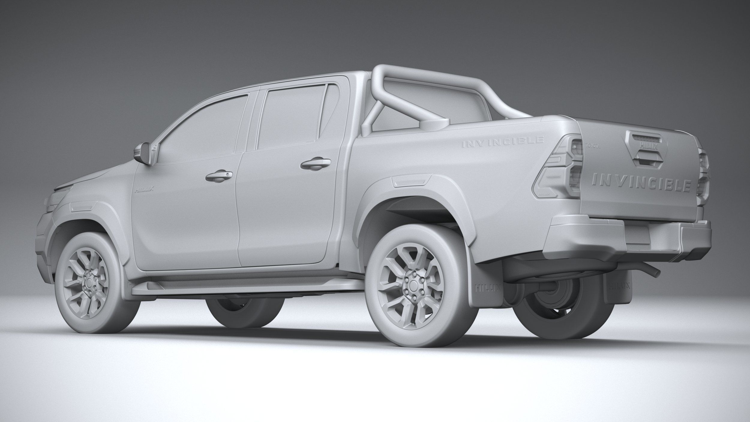 Toyota Hilux Invincible 2021 3D model_21