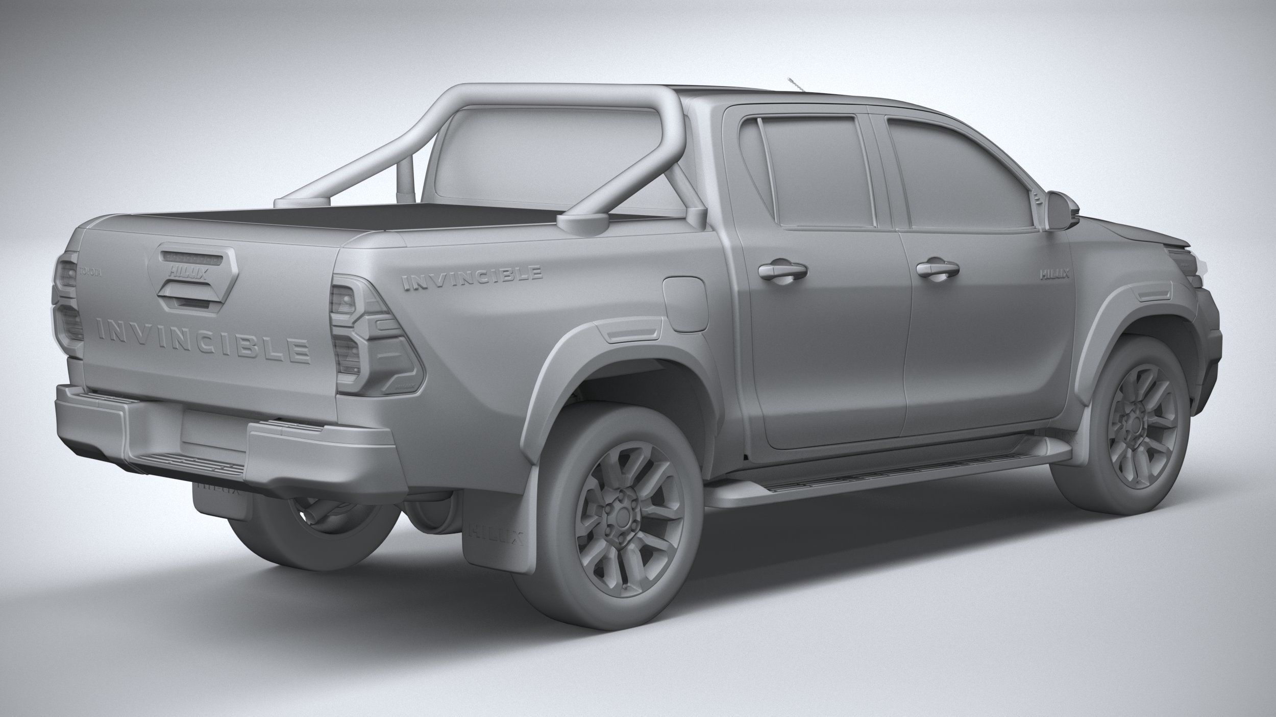 Toyota Hilux Invincible 2021 3D model_25