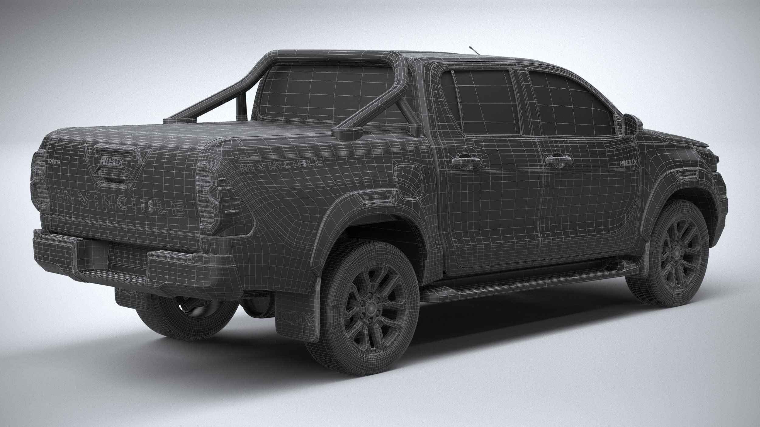 Toyota Hilux Invincible 2021 3D model_29