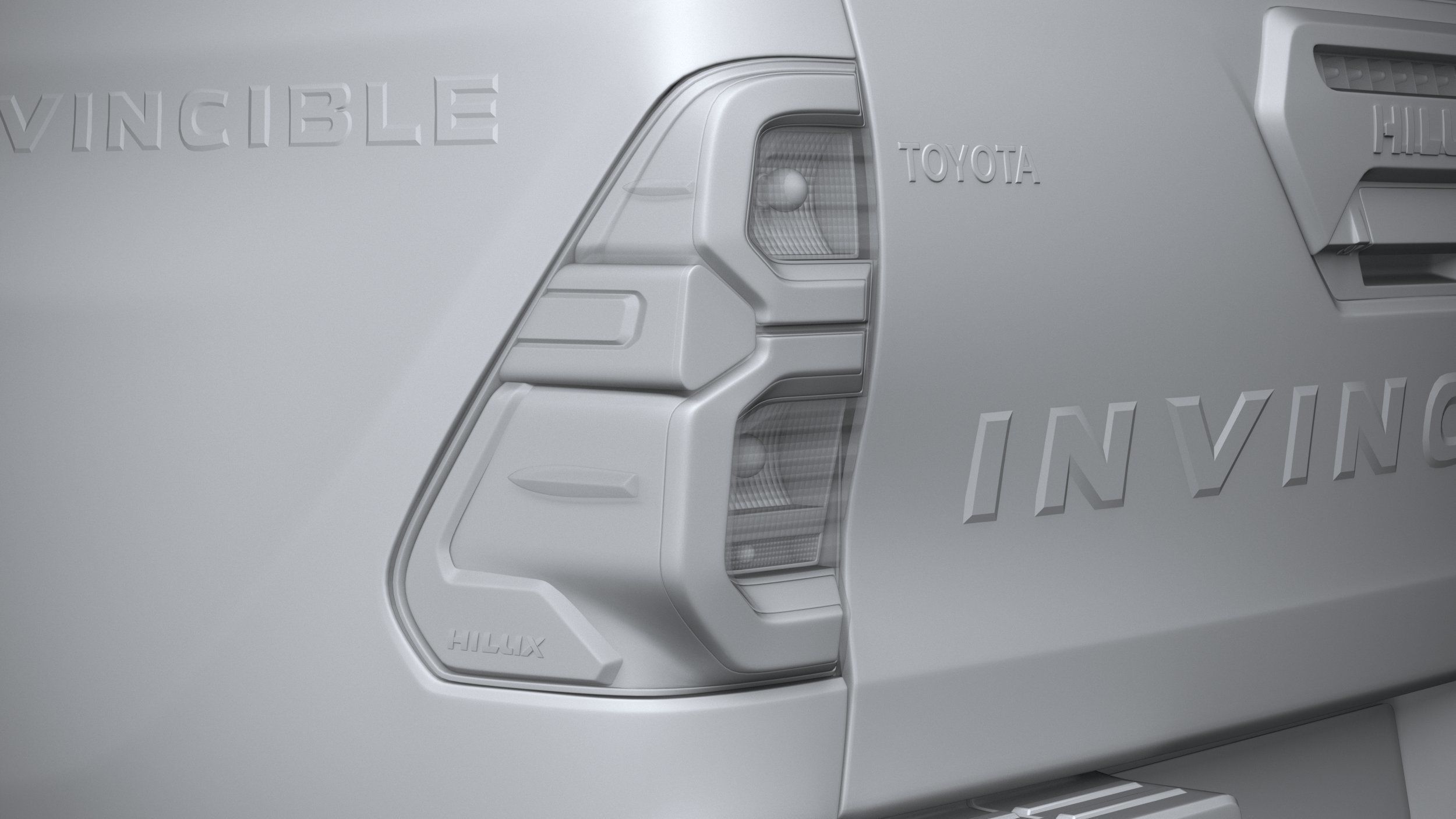Toyota Hilux Invincible 2021 3D model_24