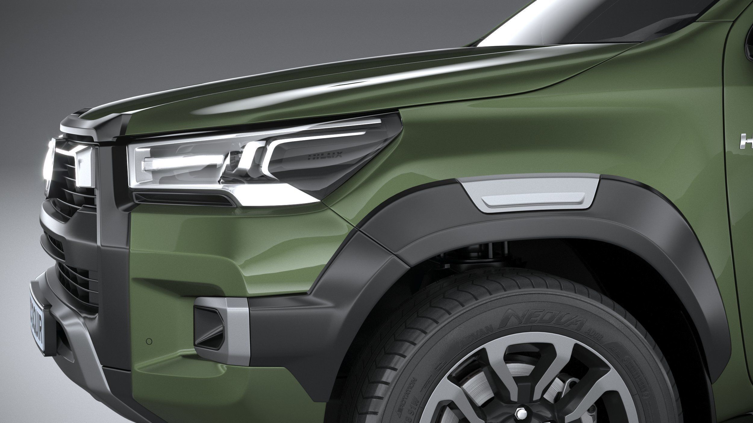 Toyota Hilux Invincible 2021 3D model_3