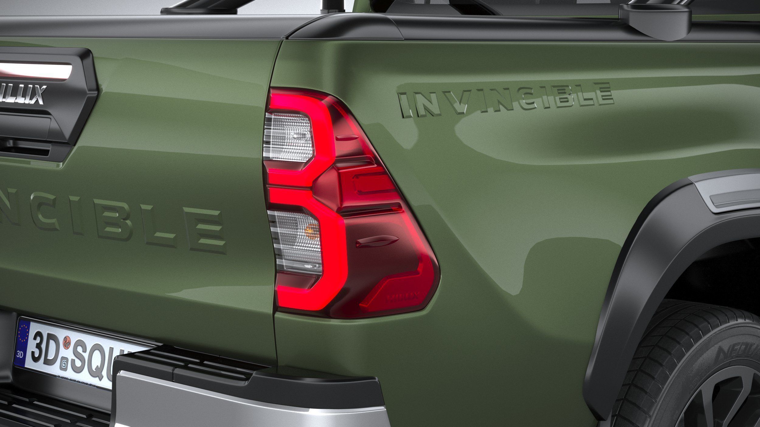 Toyota Hilux Invincible 2021 3D model_18
