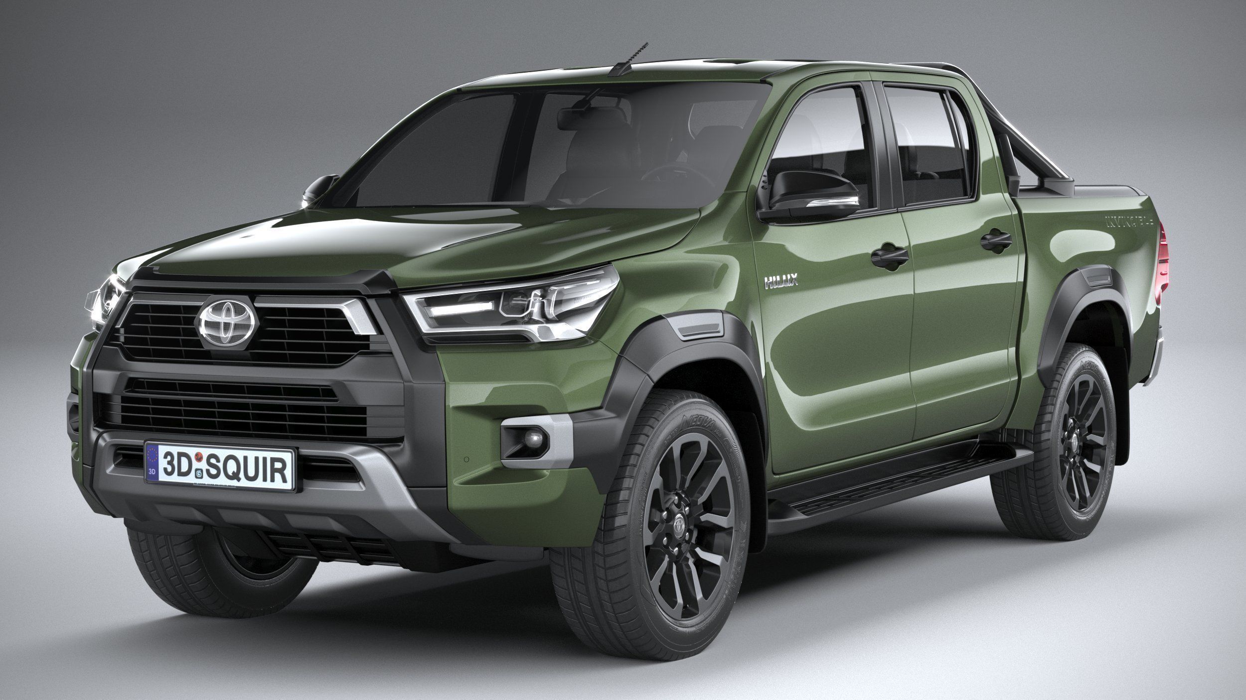 Toyota Hilux Invincible 2021 3D model_2