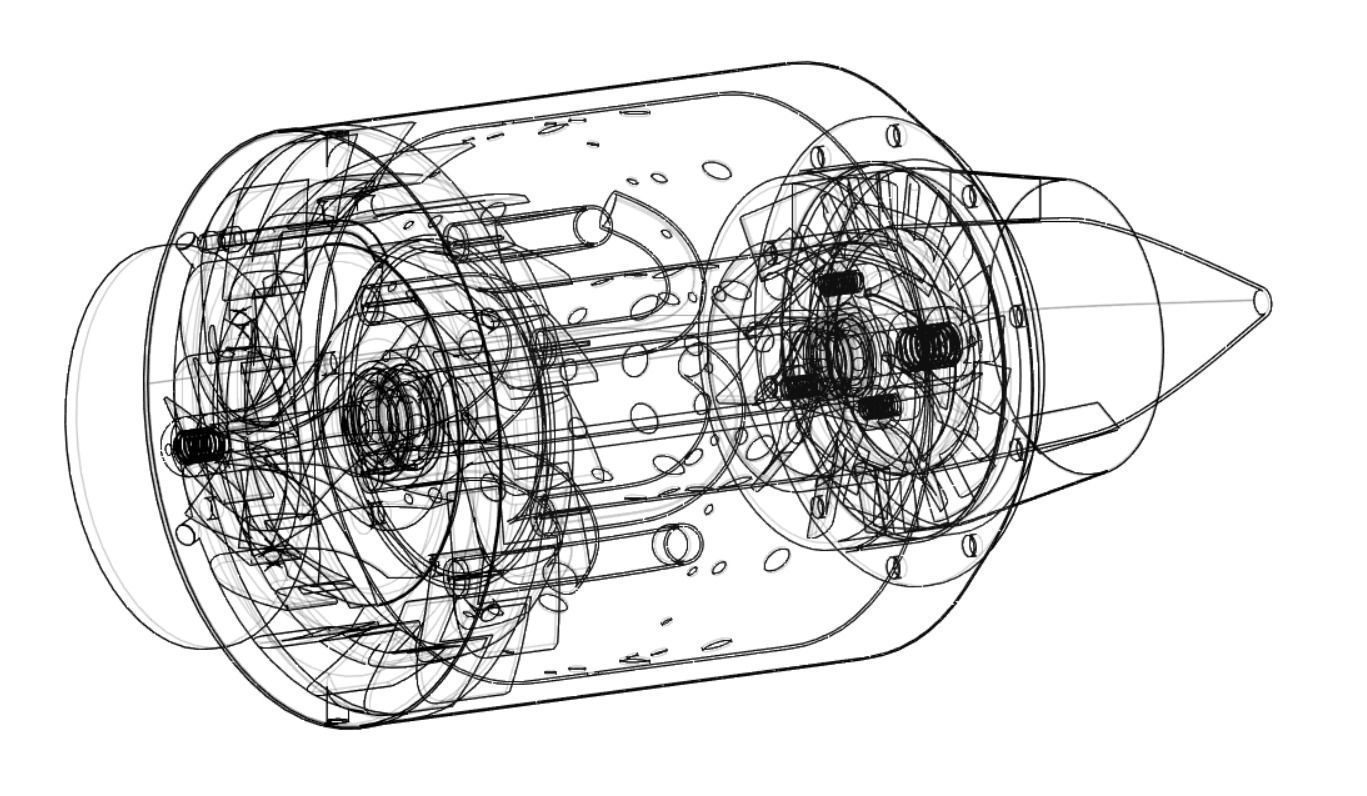 Mini Jet Engine 3D model_8