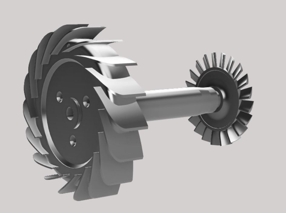 Mini Jet Engine 3D model_20