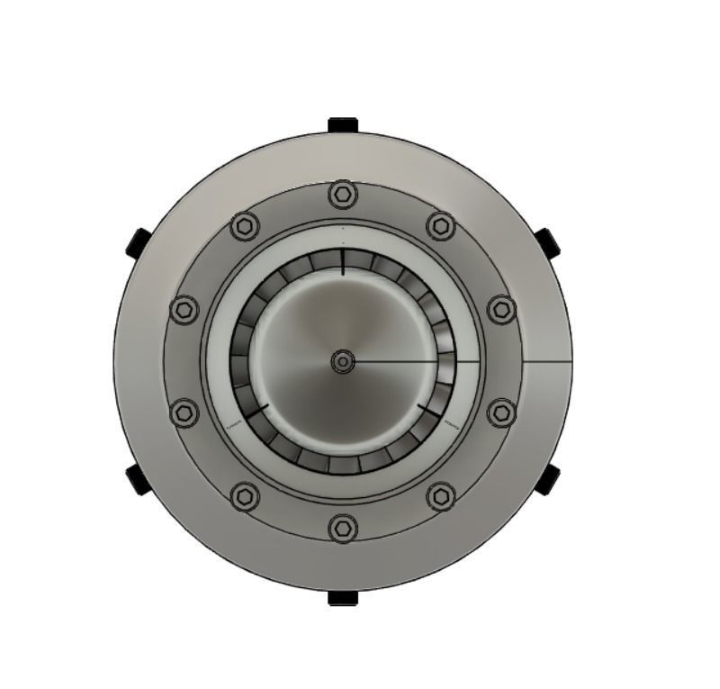 Mini Jet Engine 3D model_13