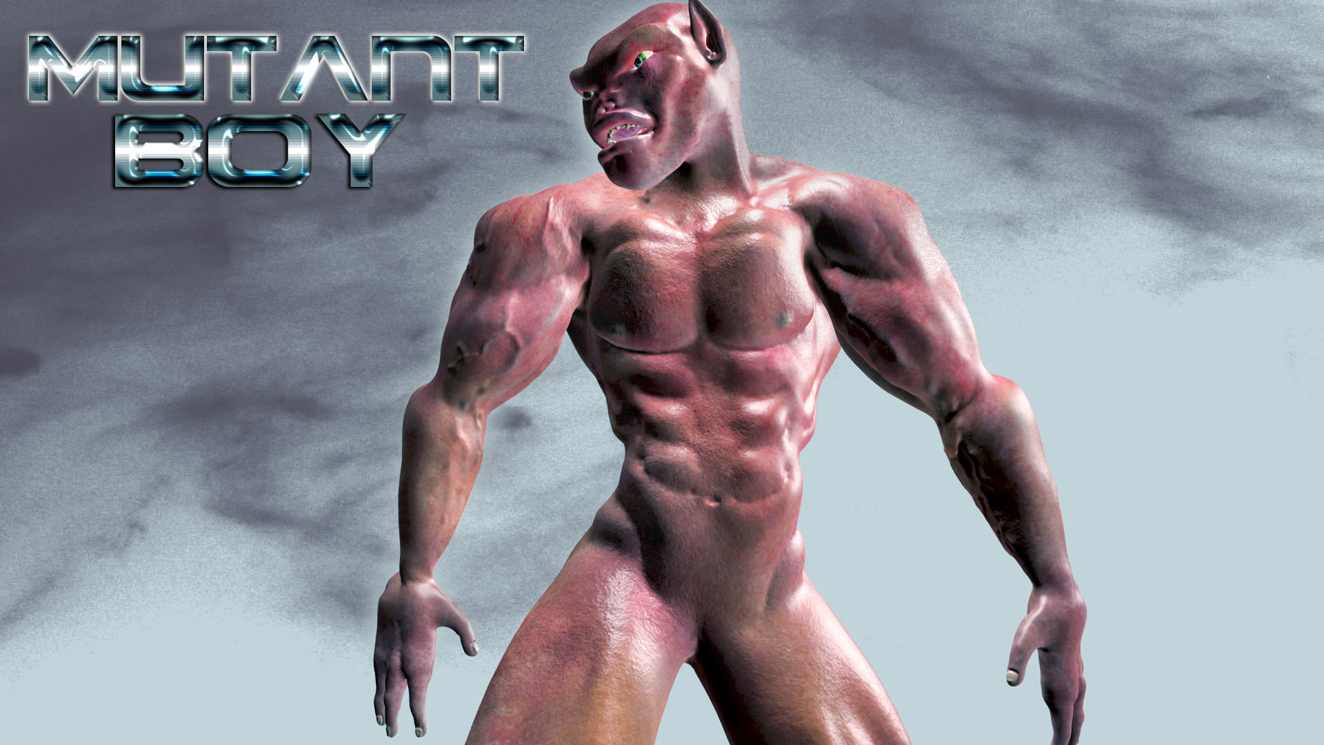 Mutant boy 3D model_2