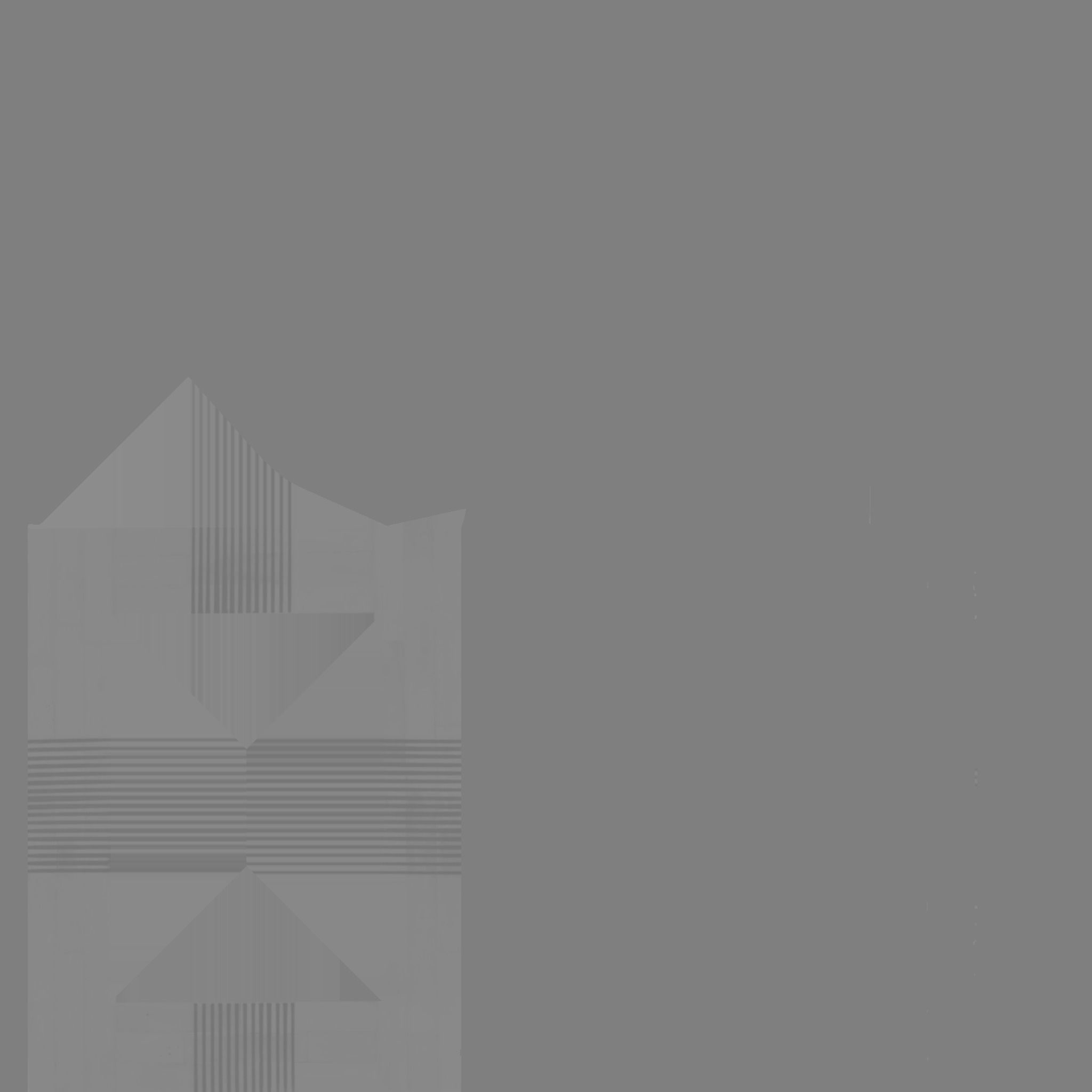 Striped Bone Photo Frame 3D model_5