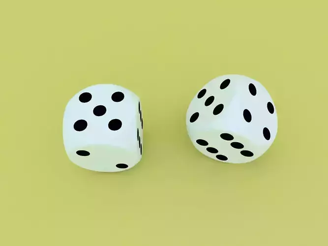 Game Dice 3D model