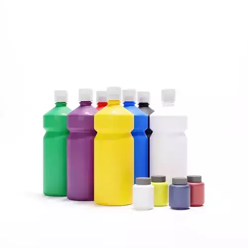 Paint set High and Low poly