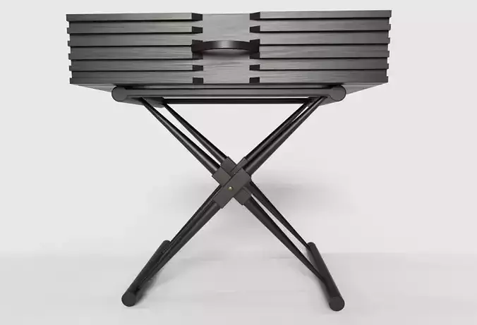 HIRA SIDE TABLE Black Nightstand