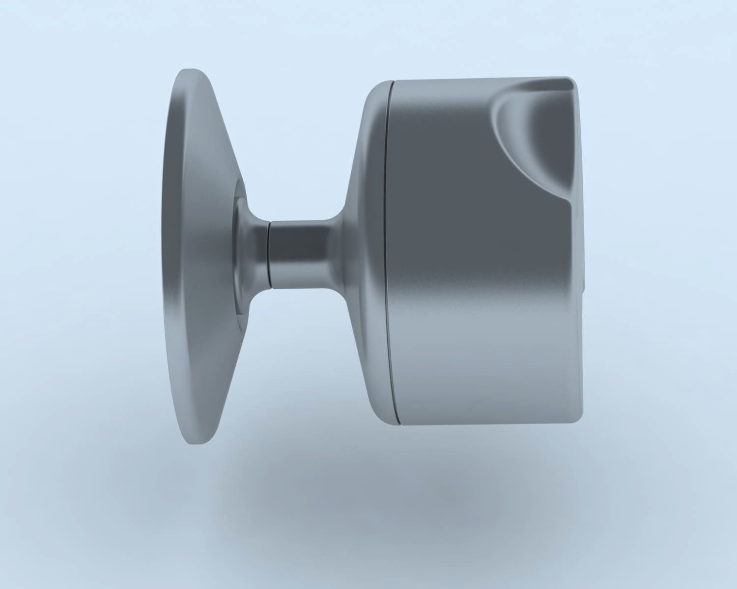 Door handle 3D model_2