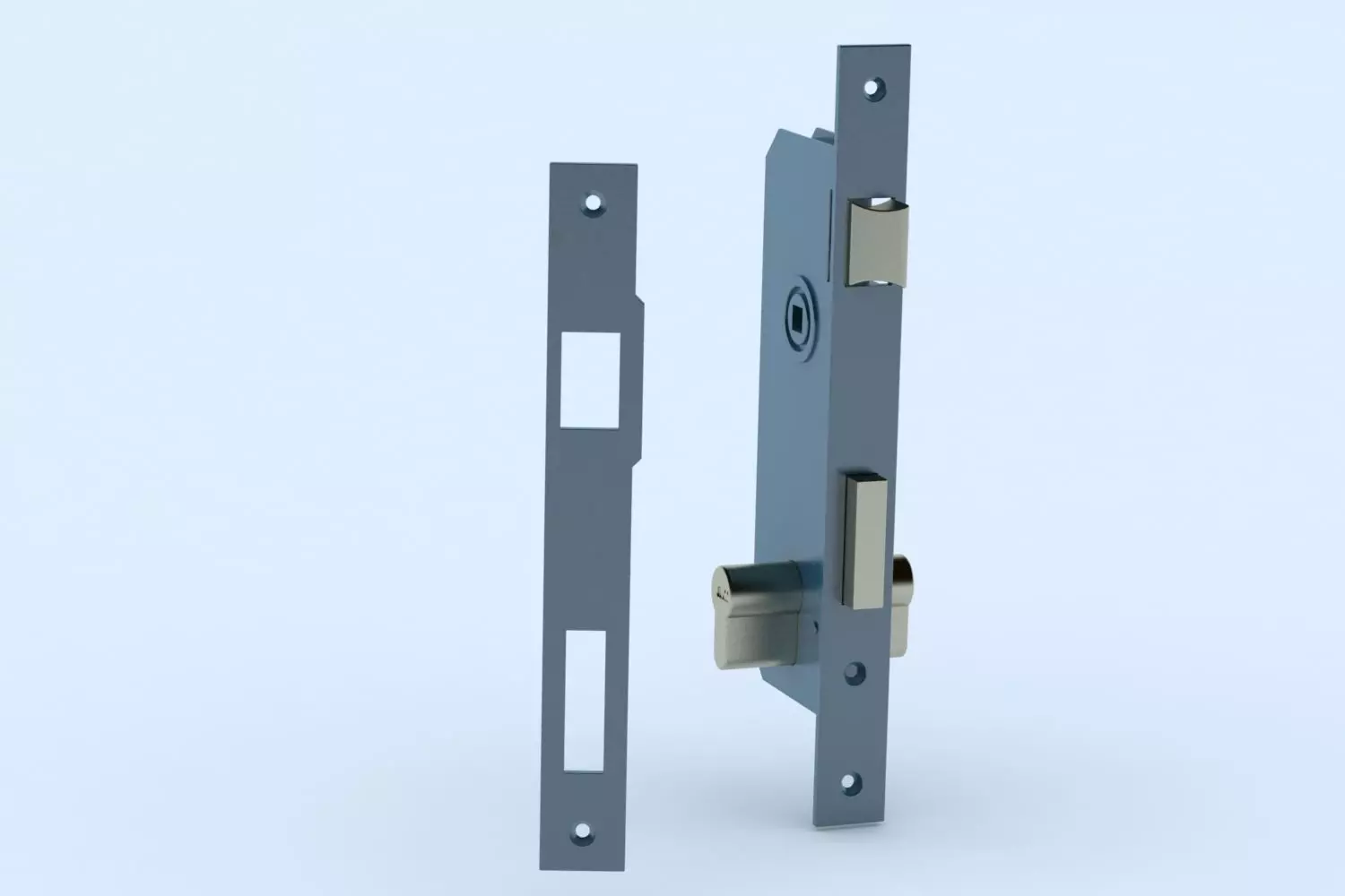 Door Lock 3D model_0