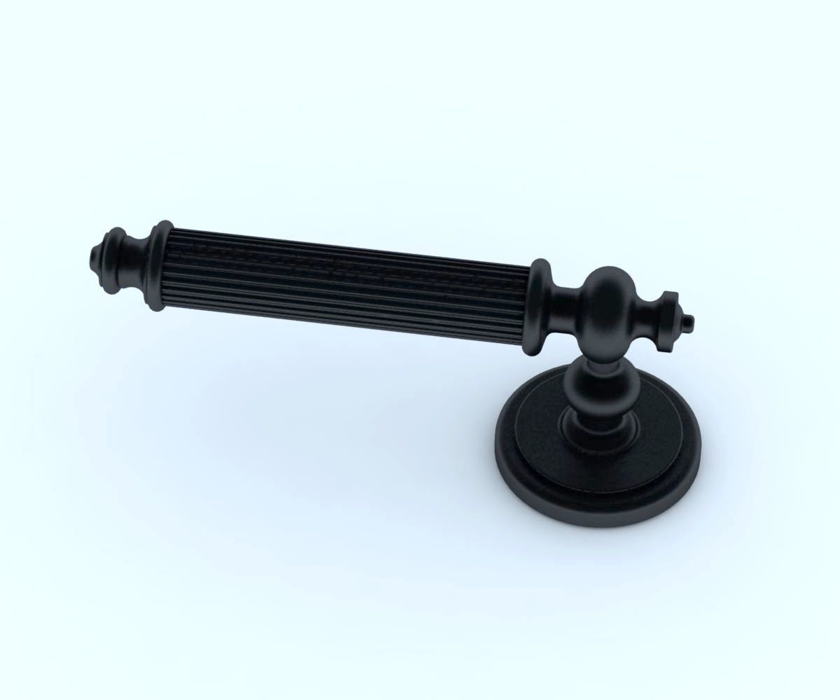 Door handle 3D model_4