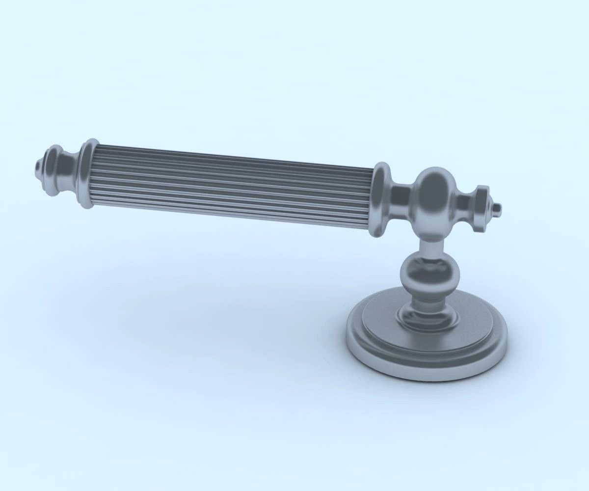 Door handle 3D model_2