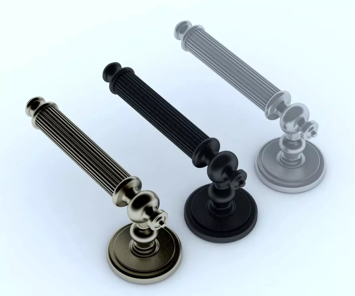 Door handle 3D model_0