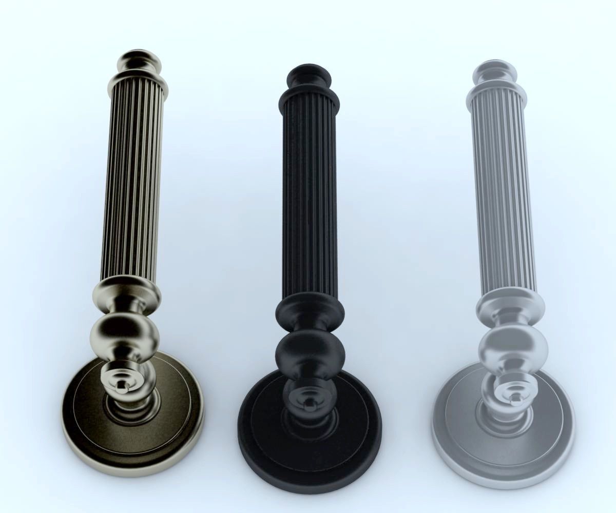 Door handle 3D model_1