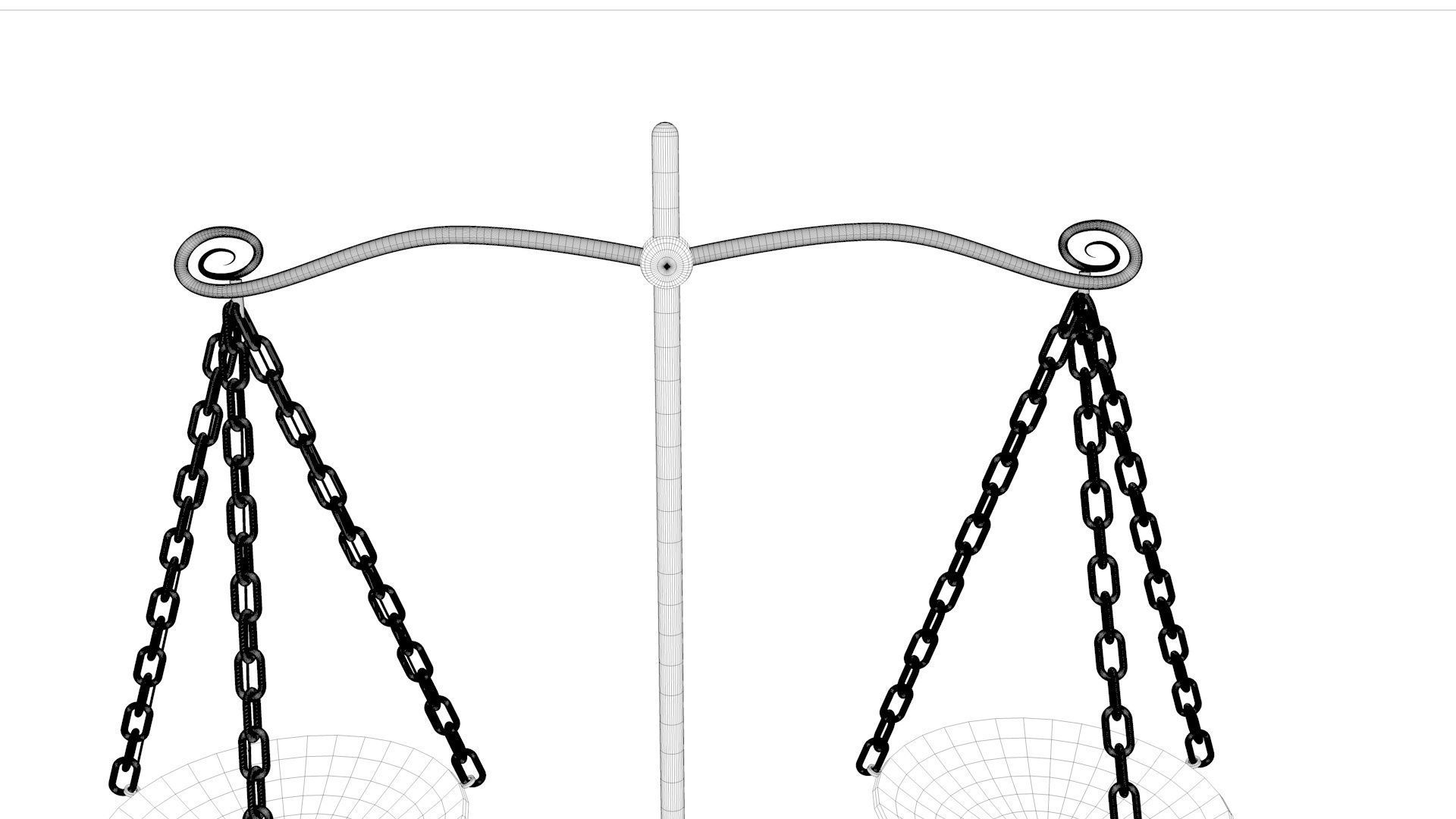 Balance Scale 3D model_8