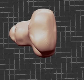 FELINE FURSUIT HEAD TOONY -removeable noes- 3D print model_2