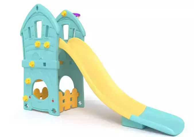 Childrens Castle Slide 3D model