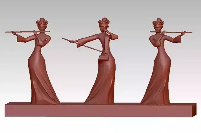 musician women standing 