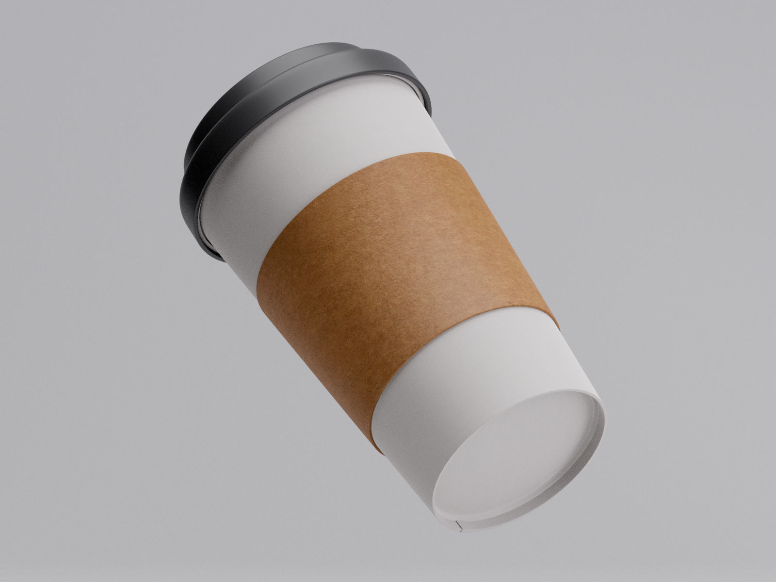 Coffee Cup Free low-poly 3D model_2
