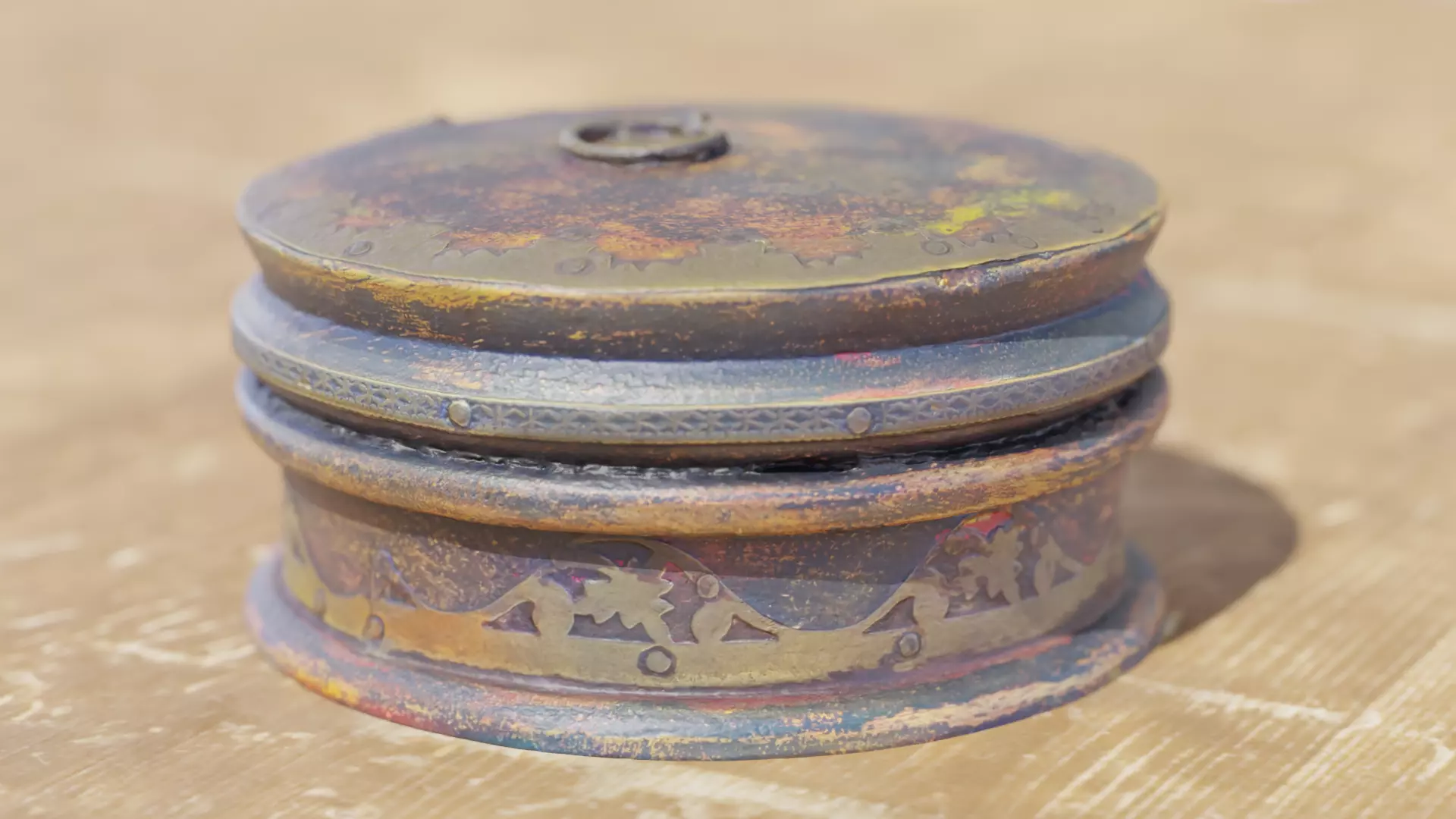 Jewelry box 3D model_0