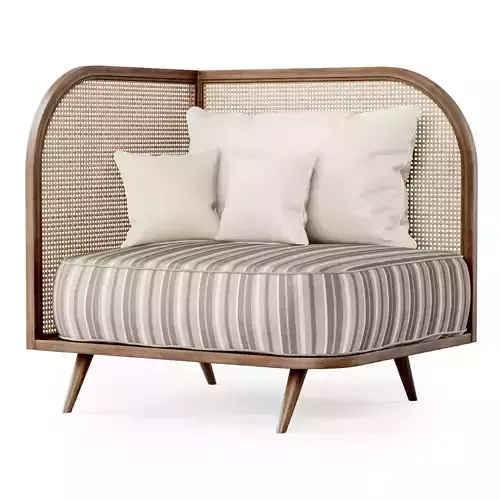 Corner restaurant lounge chair TV1 