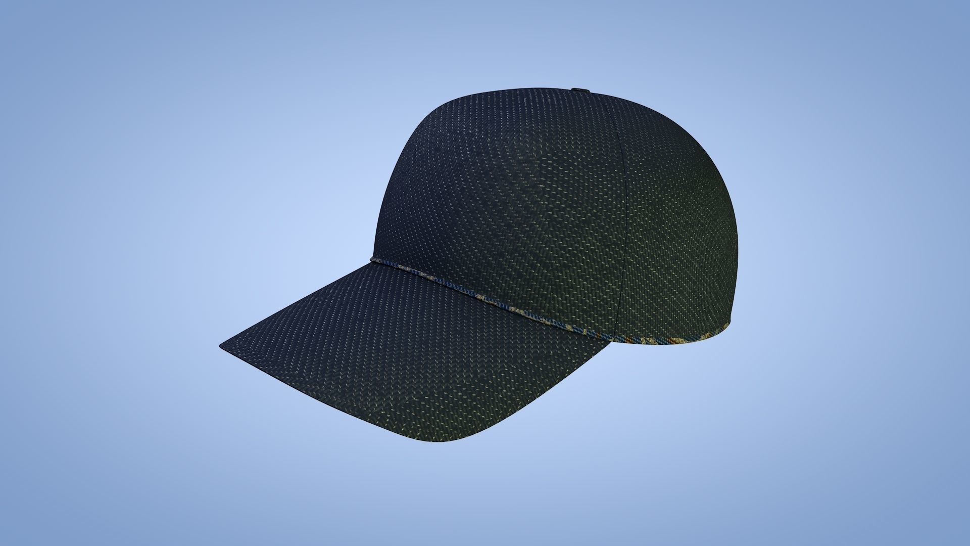 Cap - Hat Low-poly 3D model_3