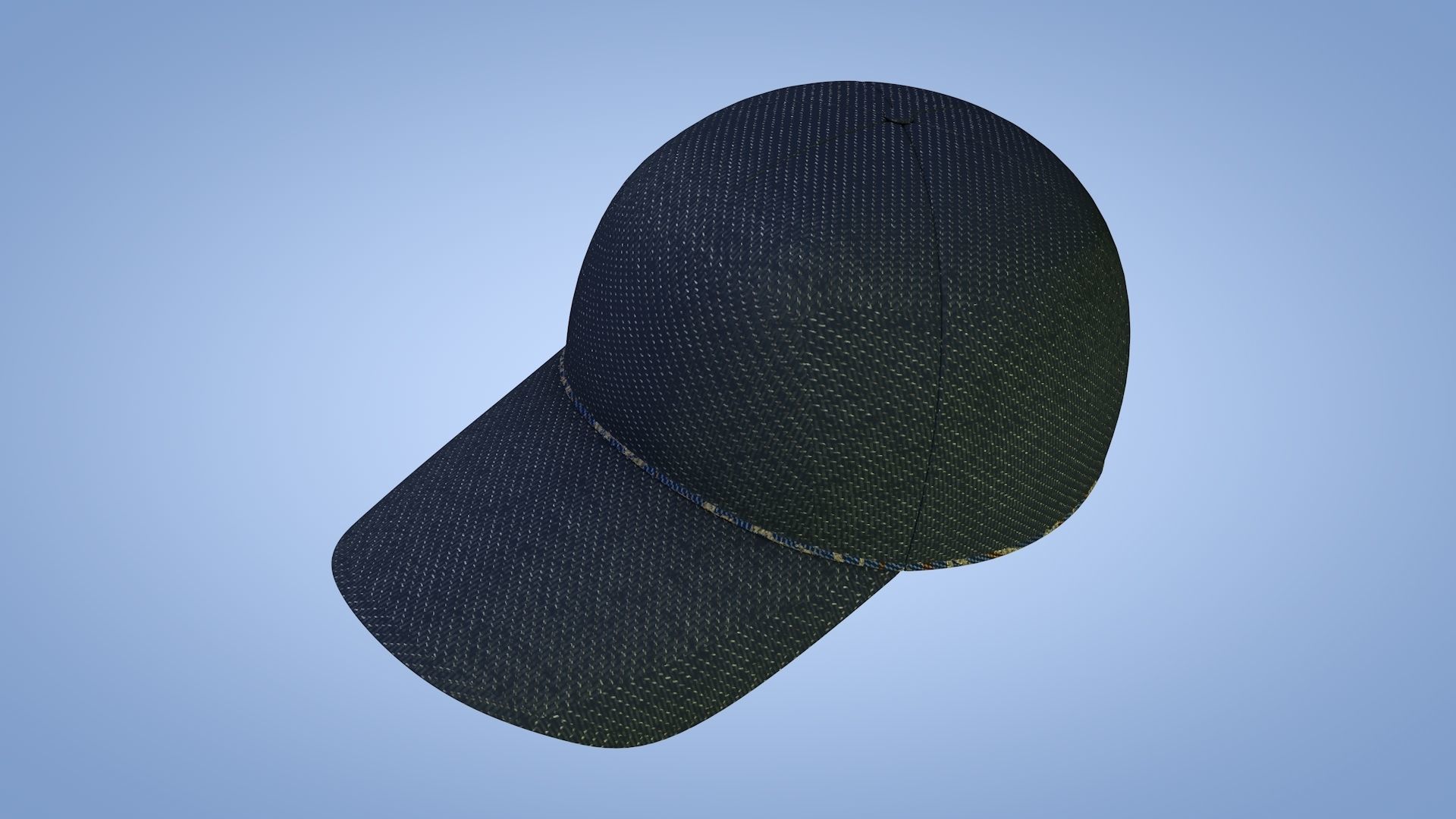 Cap - Hat Low-poly 3D model_7