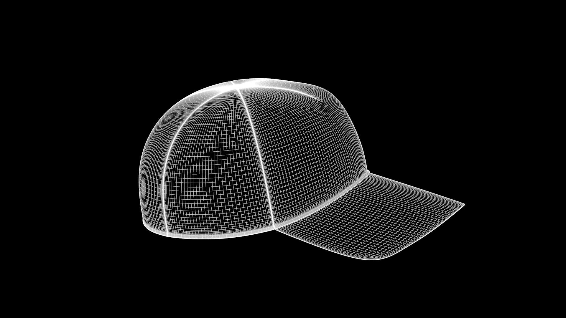Cap - Hat Low-poly 3D model_14
