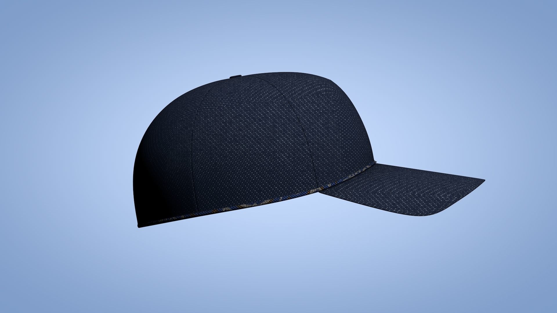 Cap - Hat Low-poly 3D model_2