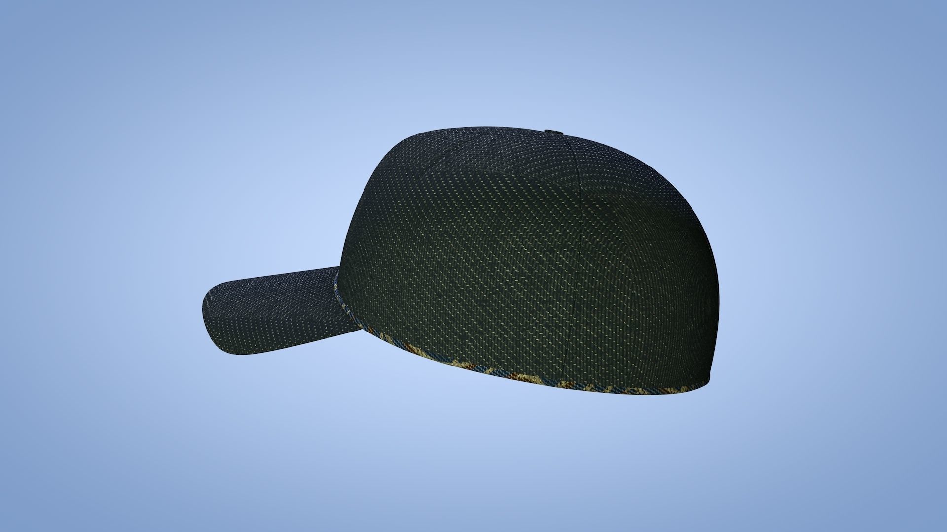 Cap - Hat Low-poly 3D model_4