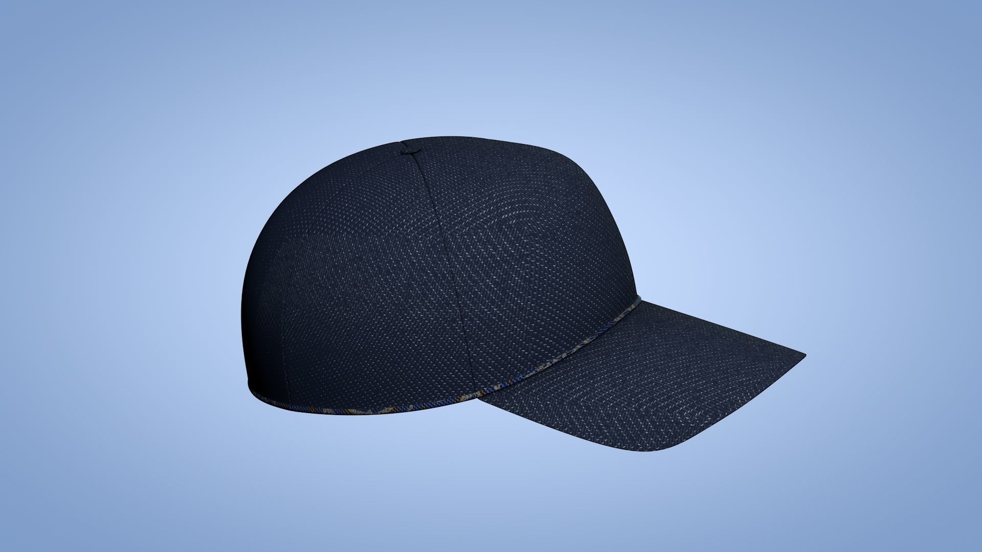 Cap - Hat Low-poly 3D model_5