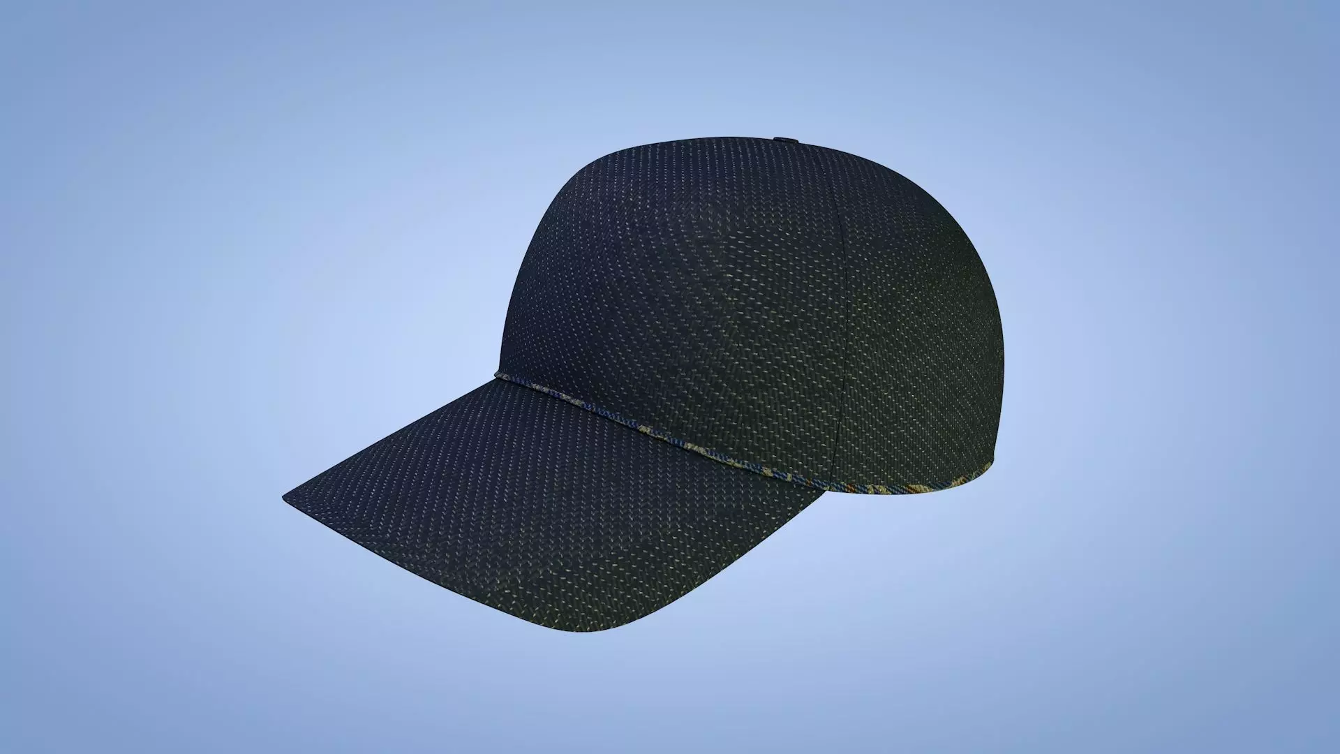 Cap - Hat Low-poly 3D model_0