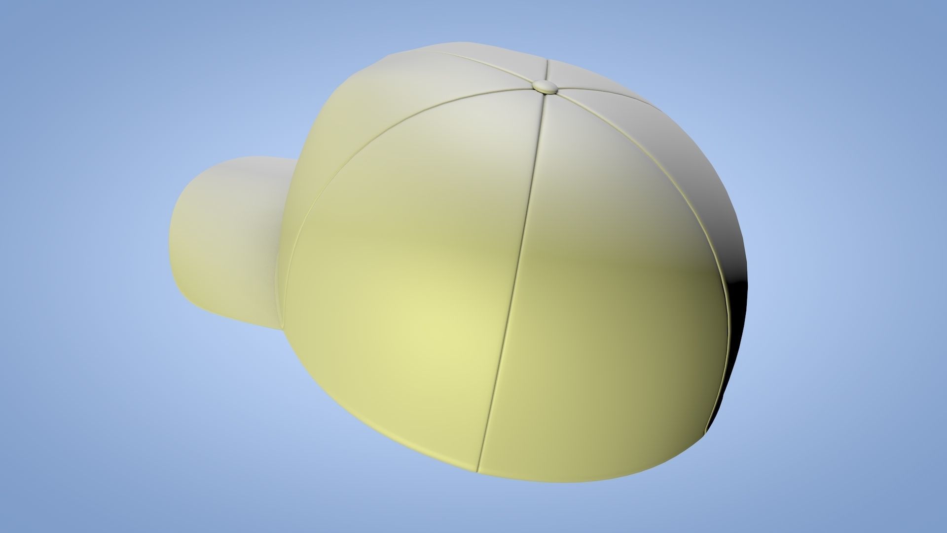 Cap - Hat Low-poly 3D model_10