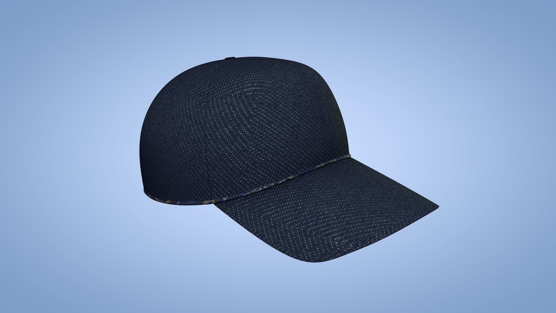 Cap - Hat Low-poly 3D model_1