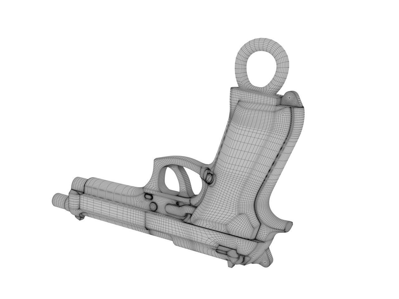 Beretta 92 pendant 3D print model_9