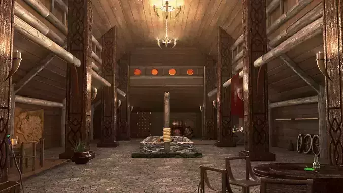 Skyrim Tavern The Elder Scrolls 3D model