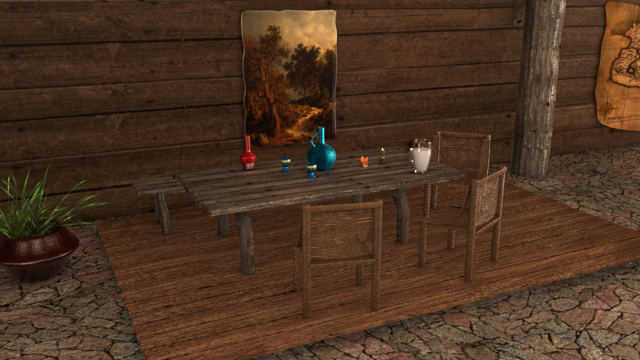 Skyrim Tavern The Elder Scrolls 3D model_5