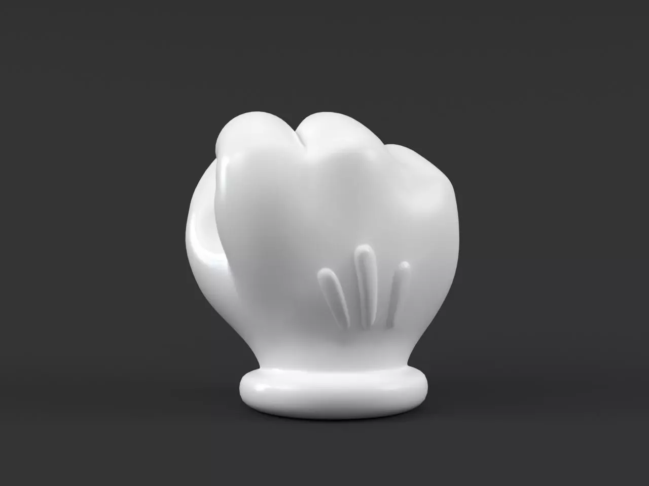Hand Mickey Fist 3D print model_0