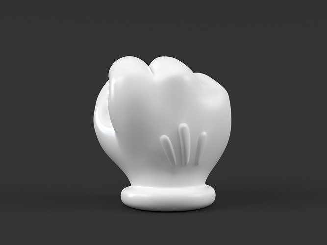 Hand Mickey Fist 3D print model