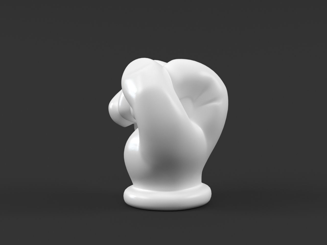 Hand Mickey Fist 3D print model_12